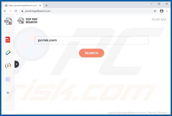 TopPDFSearch Browserentführer