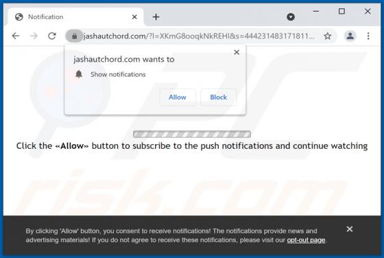 Jashautchord.com Werbung