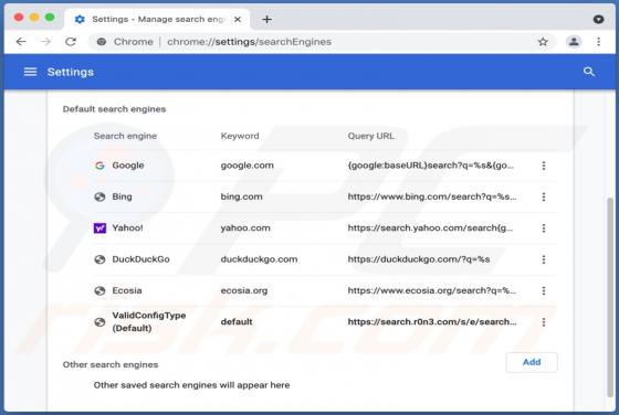 Search.r0n3.com Weiterleitung (Mac)