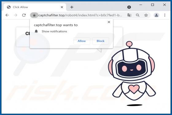 Captchafilter.top Werbung
