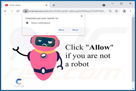 Onemacusa.com Werbung