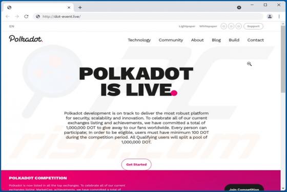 Polkadot Giveaway Betrug
