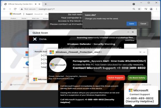 Windows_Firewall_Protection_Alert POP-UP Betrug