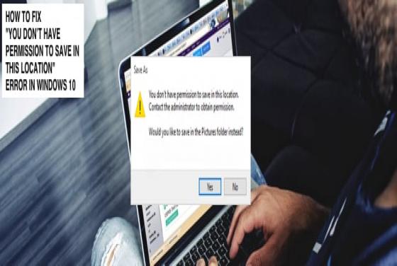 So beheben Sie den Fehler "Sie haben keine Berechtigung zum Speichern an diesem Speicherort"
