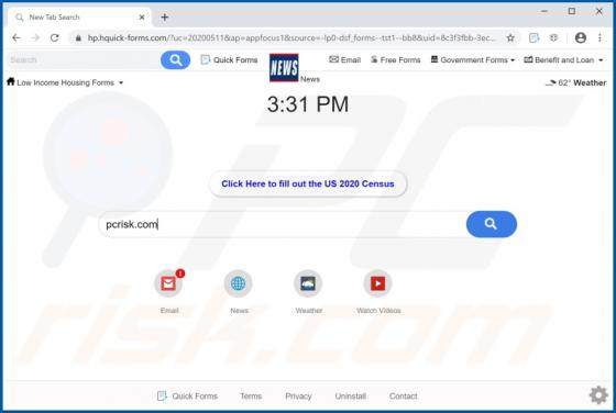 Quick Forms Browserentführer