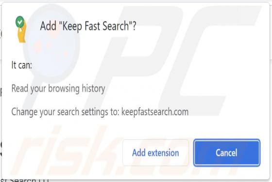 Keep Fast Search Browserentführer