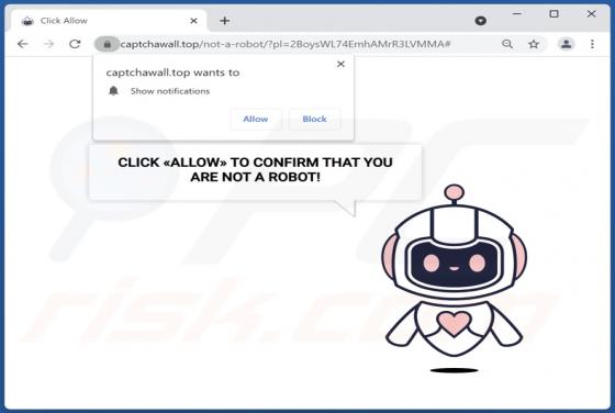 Captchawall.top Werbung