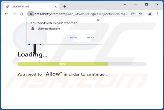 Antirobotsystem.com Werbung