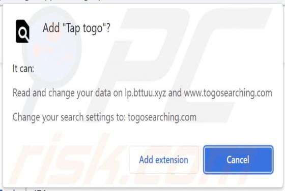 Tap togo Browserentführer
