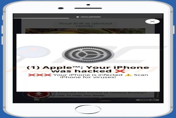 Your iPhone Was Hacked POP-UP Betrug (Mac)