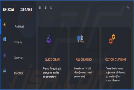 Broom Cleaner unerwünschte Anwendung