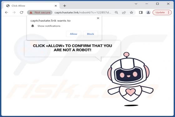 Captchastate.link Werbung