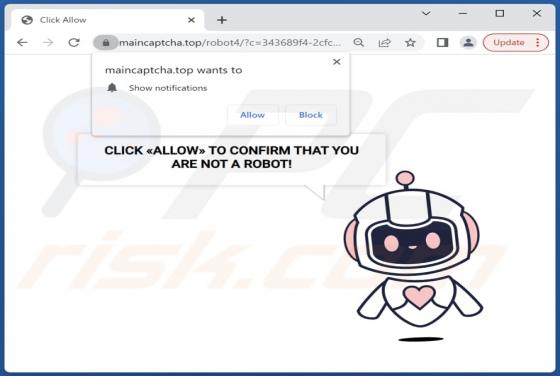 Maincaptcha.top Werbung