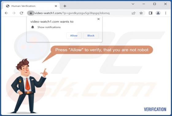 Video-watch1.com Werbung