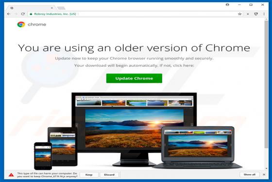 You Are Using An Older Version Of Chrome Betrug
