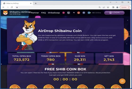 ShibaInu AirDrop POP-UP-Betrug