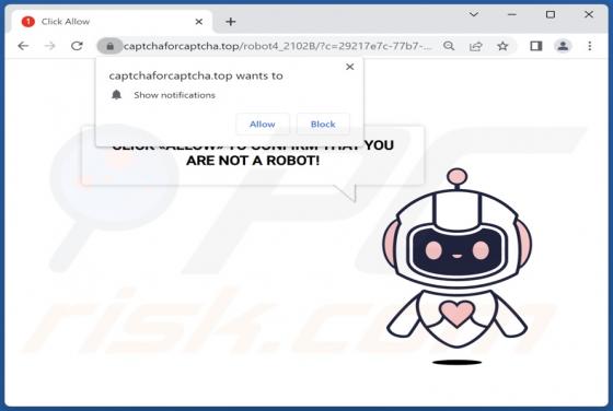 Captchaforcaptcha.top Werbung