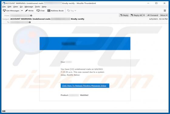 Undelivered Mails Betrug