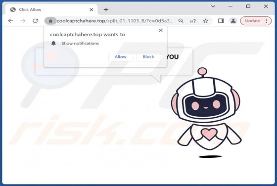 Coolcaptchahere.top Werbung