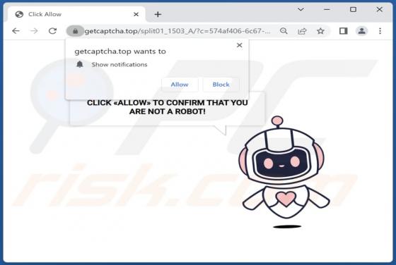 Getcaptcha.top Werbung