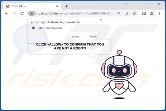 Greatcaptchahere.top Werbung