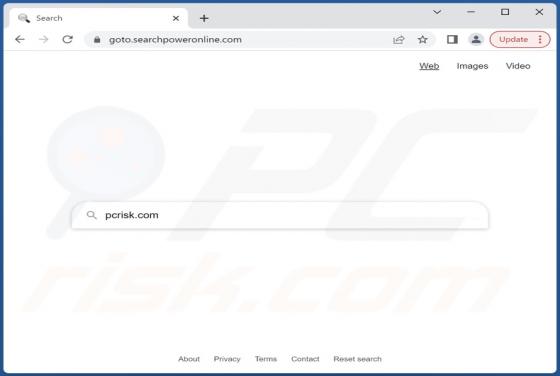 Searchpoweronline.com Browserentführer