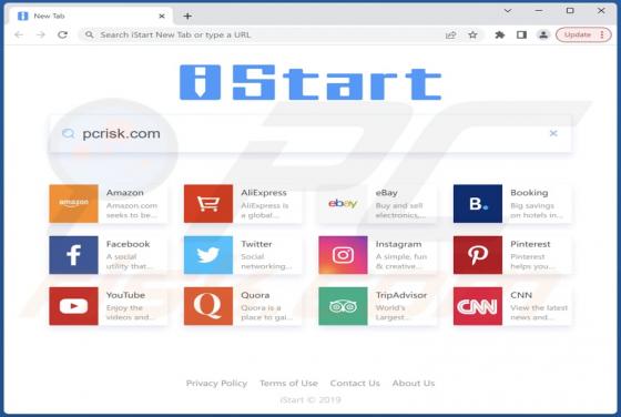 iStart New Tab Browserentführer
