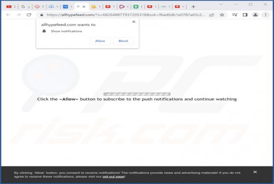 Allhypefeed.com Werbung
