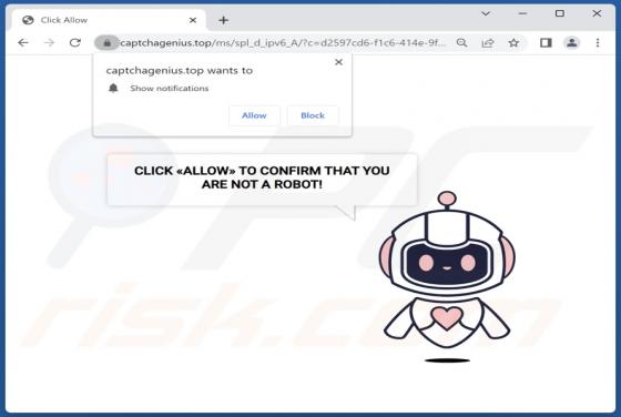 Captchagenius.top Werbung