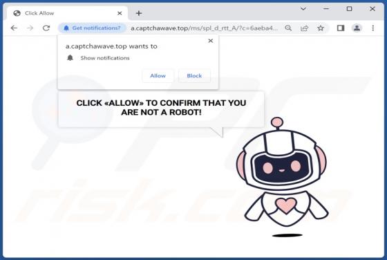 Captchawave.top Werbung