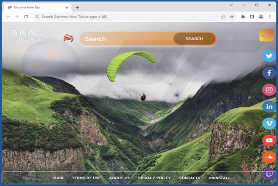 Extreme New Tab Browserentführer