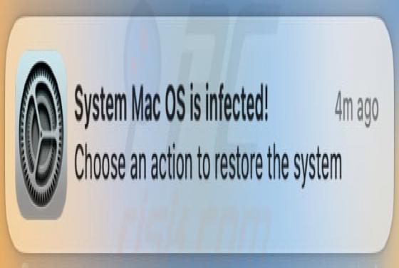 MacOS Is Infected - Virus Found Benachrichtigungs-Spam (Mac)