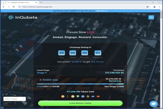 InQubeta Token Presale Betrug