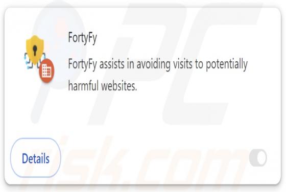 FortyFy Unerwünschte Anwendung
