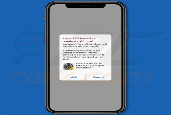Apple VPN Protection Required POP-UP Betrug (Mac)