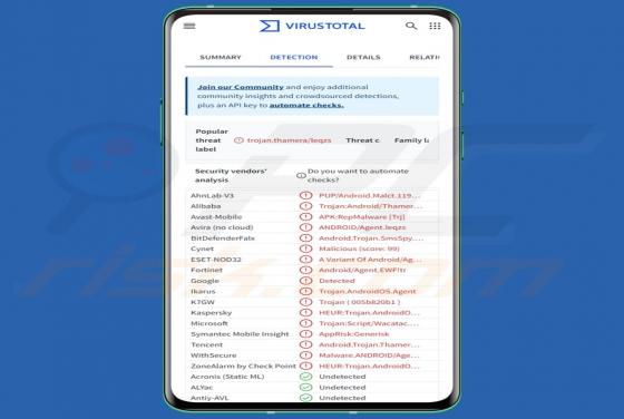 SMS Stealer (Android)