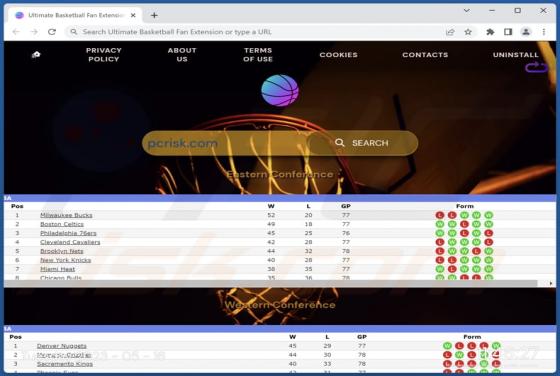 Ultimate Basketball Fan Extension Browserentführer