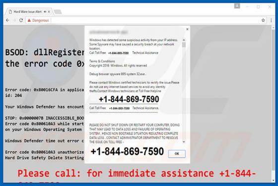 Suspicious Activity From Your IP Address Betrug