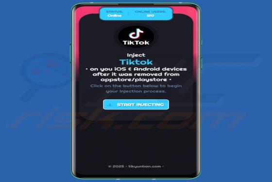 Inject TikTok Betrug (Android)