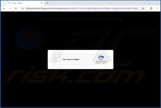 Verifyanalyticspro.co.in Werbung