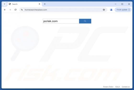 Homesearcherplace.com Weiterleitung