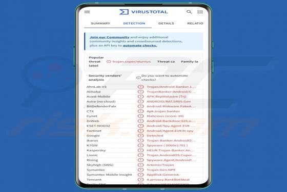 Sturnus Banking-Trojaner (Android)