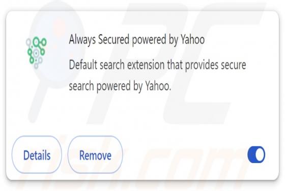 Alwayssecuredsearch.com Weiterleitung