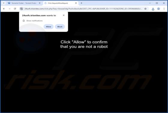 Trionites.com Werbung