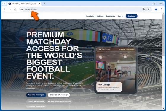 FIFA 2026 World Cup Betrug