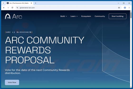 Arc Community Rewards Betrug