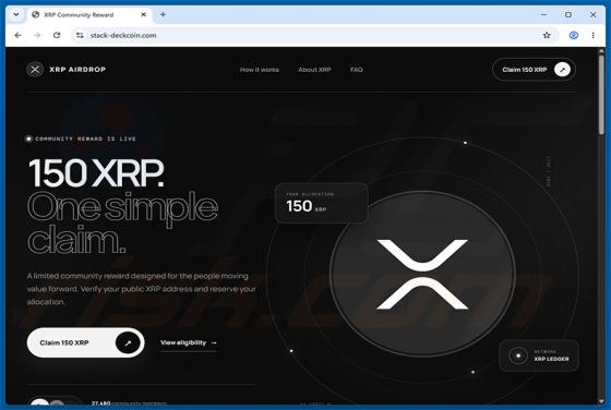 XRP Ledger Airdrop Betrug