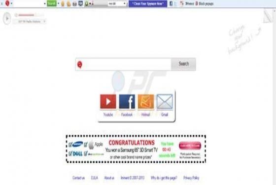 Search.iminent.com Symbolleiste