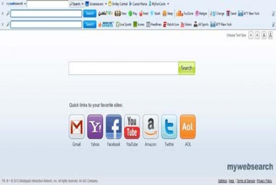 MyWebSearch.com Symbolleiste