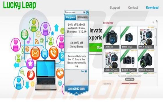 Lucky Leap Pop-up Werbung